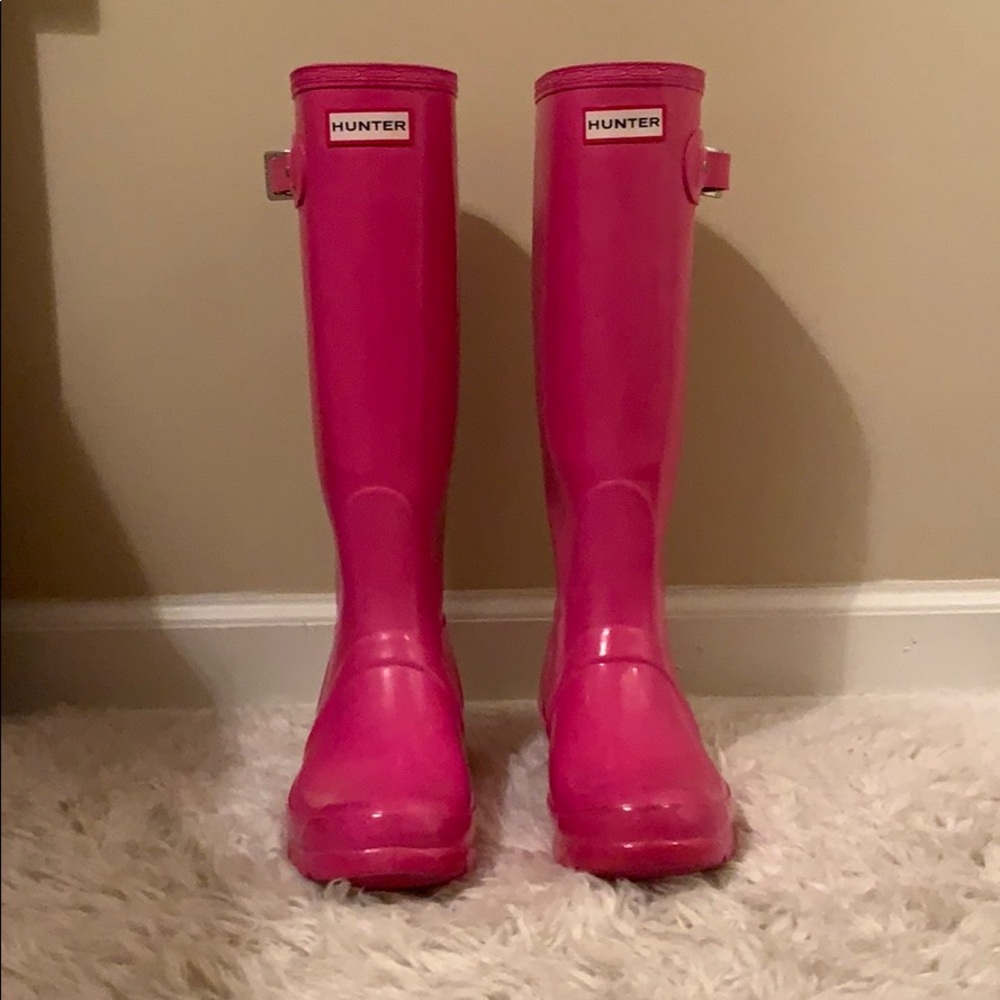 Pink Hunter Boots